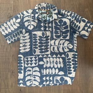 Quicksilver Floral Hawaiian Shirt